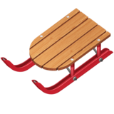 雪橇emoji素材一 160x160像素