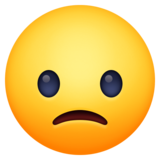 不高兴的脸emoji素材一 160x160像素