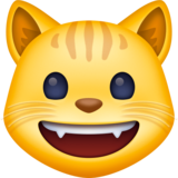 笑脸猫emoji素材一 160x160像素
