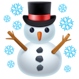 雪人emoji素材一 160x160像素