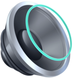 扬声器中等音量emoji素材一 160x160像素