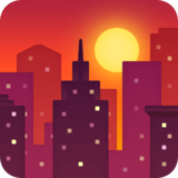 日落emoji素材一 160x160像素