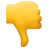 拇指向下emoji素材一 160x160像素