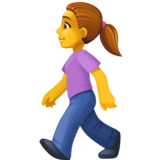 行走的女人emoji素材一 160x160像素