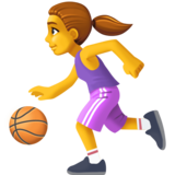 打球的女人emoji素材一 160x160像素