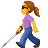 拿拐杖的女人emoji素材一 160x160像素