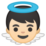 小天使：浅肤色emoji素材一 160x160像素