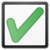 带复选框的复选框emoji素材一 160x160像素