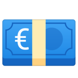 欧元纸币emoji素材一 160x160像素