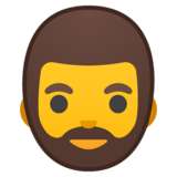 男：胡子emoji素材一 160x160像素