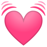 跳动的心脏emoji素材一 160x160像素