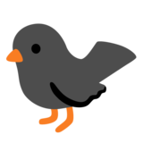 黑鸟emoji素材一 160x160像素