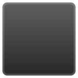 黑色大方形emoji素材一 160x160像素