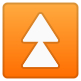 快速向上按钮emoji素材一 160x160像素