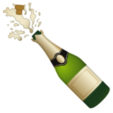 带弹出软木塞的瓶子emoji素材一 160x160像素