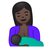 喂奶：深色肤色emoji素材一 160x160像素