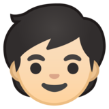 儿童：浅肤色emoji素材一 160x160像素