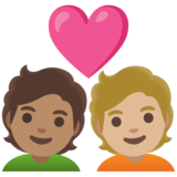 情侣: 成人成人中等肤色中等-浅肤色emoji素材一 160x160像素