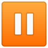 暂停按钮emoji素材一 160x160像素