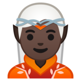 精灵：深色肤色emoji素材一 160x160像素