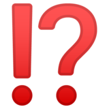 感叹号问号emoji素材一 160x160像素