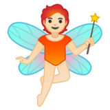 仙女：浅肤色emoji素材一 160x160像素