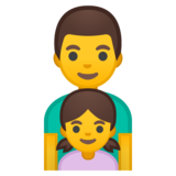 家庭：男人，女孩emoji素材一 160x160像素