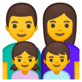 家庭:男人,女人,女孩,男孩emoji素材一 160x160像素