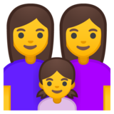 家庭:女人,女人,女孩emoji素材一 160x160像素