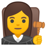 女法官emoji素材一 160x160像素