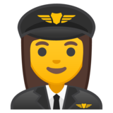 女飞行员emoji素材一 160x160像素