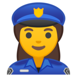 女警官emoji素材一 160x160像素