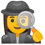 女侦探emoji素材一 160x160像素