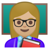 女老师：中浅肤色emoji素材一 160x160像素