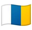 旗帜：加那利群岛emoji素材一 160x160像素