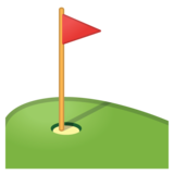 插在洞里的旗帜emoji素材一 160x160像素