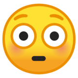 脸红、茫然的脸emoji素材一 160x160像素