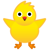 正面小雏鸡emoji素材一 160x160像素