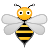 蜜蜂emoji素材一 160x160像素