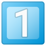 键帽数字1emoji素材一 160x160像素