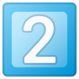 键帽数字2emoji素材一 160x160像素