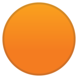橙色圆圈emoji素材一 160x160像素