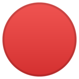 红色圆圈emoji素材一 160x160像素