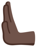 向左推: 较深肤色emoji素材一 160x160像素