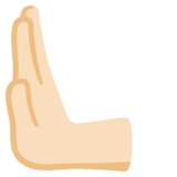 向左推: 较浅肤色emoji素材一 160x160像素