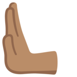 向左推: 中等肤色emoji素材一 160x160像素