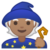 法师：中等肤色emoji素材一 160x160像素