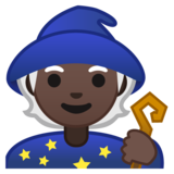 法师：暗肤色emoji素材一 160x160像素