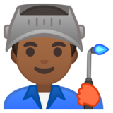 工厂男人：中深色肤色emoji素材一 160x160像素