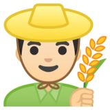 男农民：浅肤色emoji素材一 160x160像素